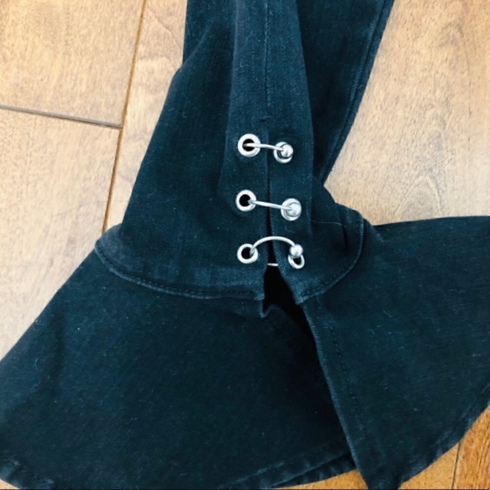 ZARA skinny with metallic piercing premium denim Size 8 - Picture 5 of 10